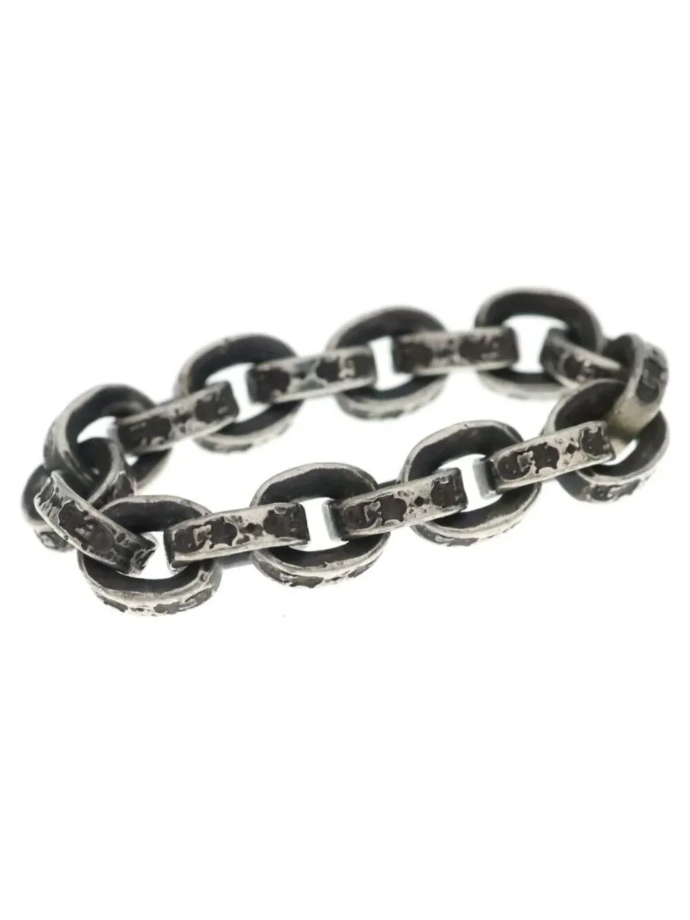 Chrome Hearts Paper Chain Ring Silver